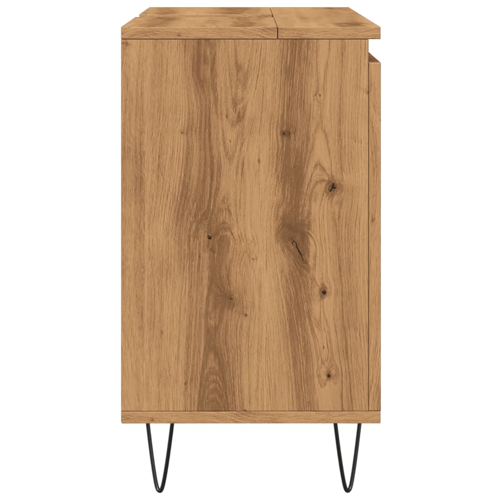 Badschrank Artisan-Eiche 58x33x60 cm Holzwerkstoff