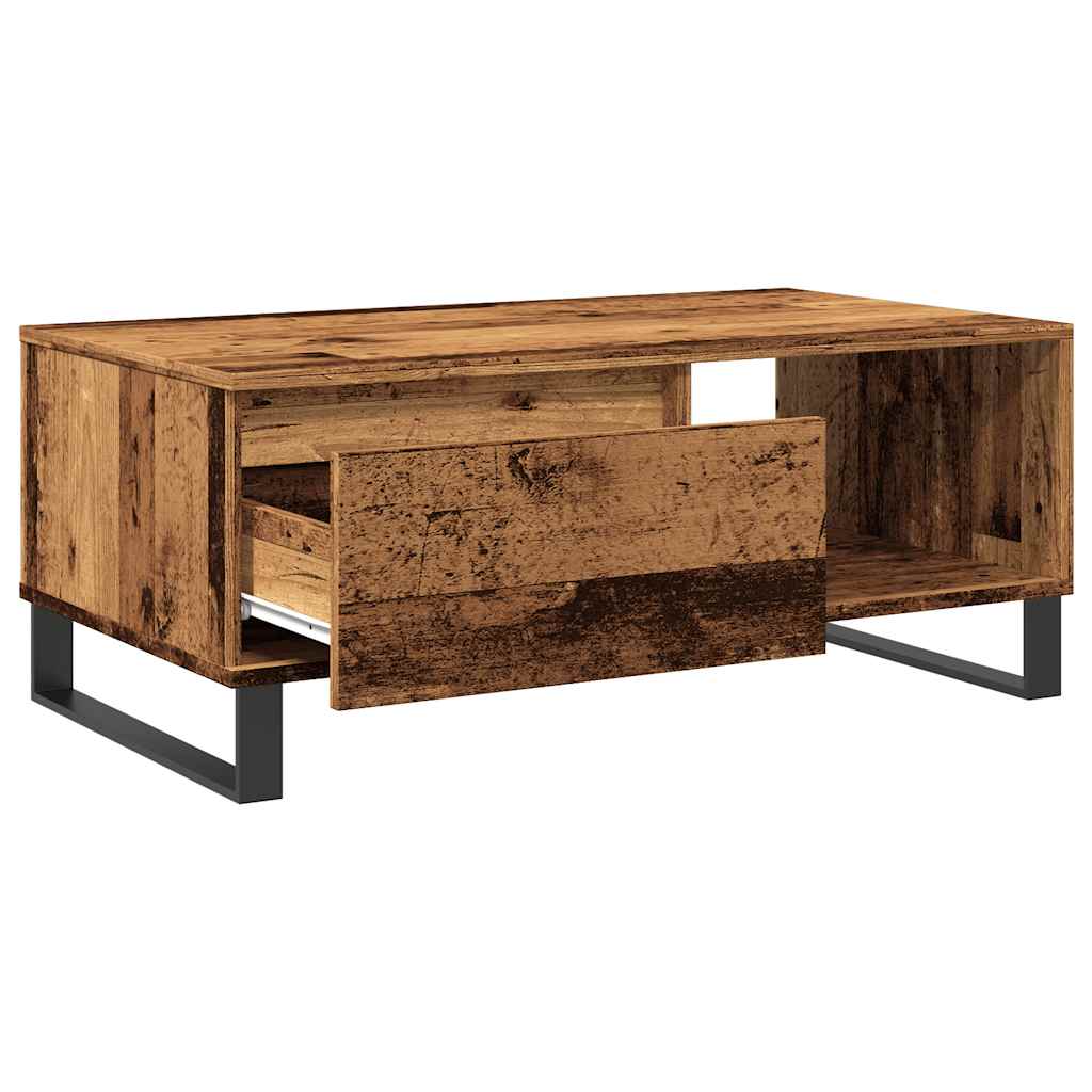 Couchtisch Altholz-Optik 90x50x36,5 cm Holzwerkstoff