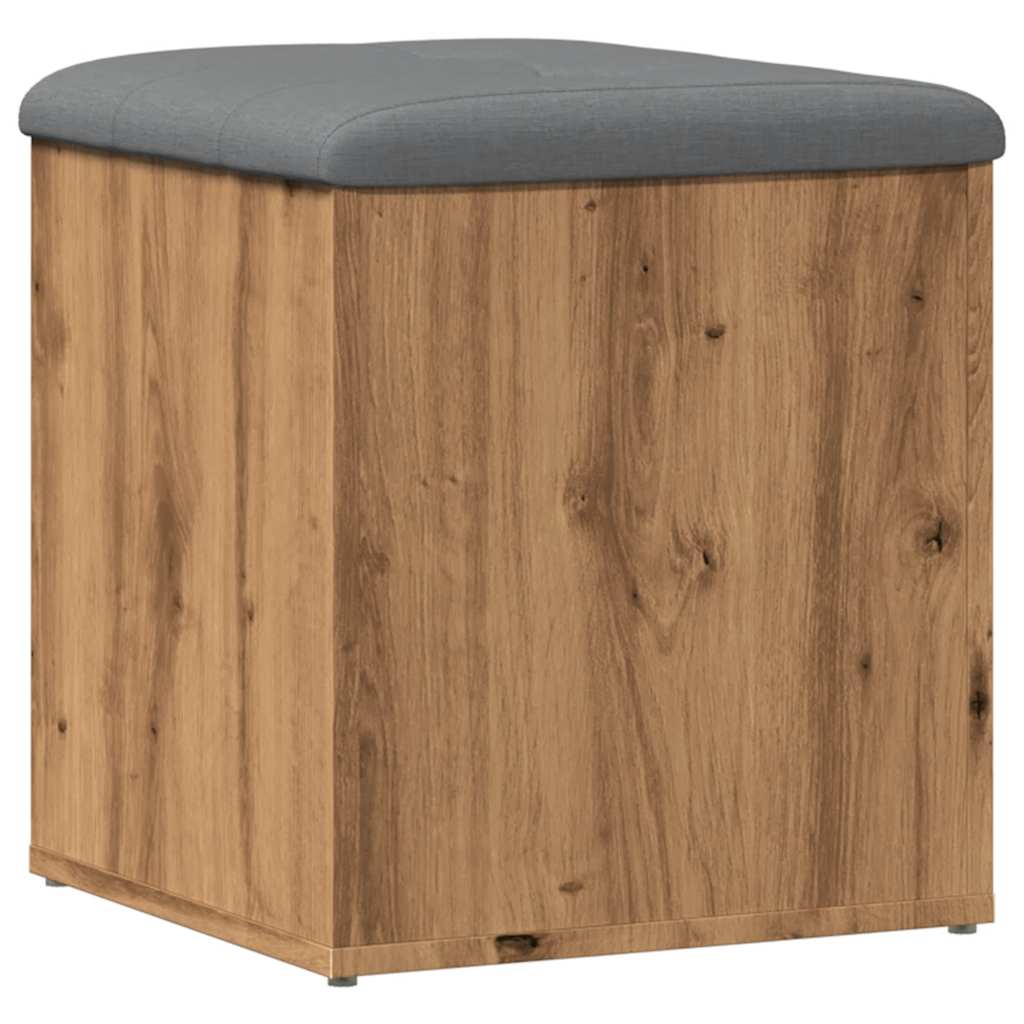 Sitzbank mit Stauraum Artisan-Eiche 42x42x45 cm Holzwerkstoff