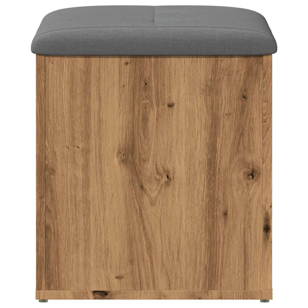 Sitzbank mit Stauraum Artisan-Eiche 42x42x45 cm Holzwerkstoff