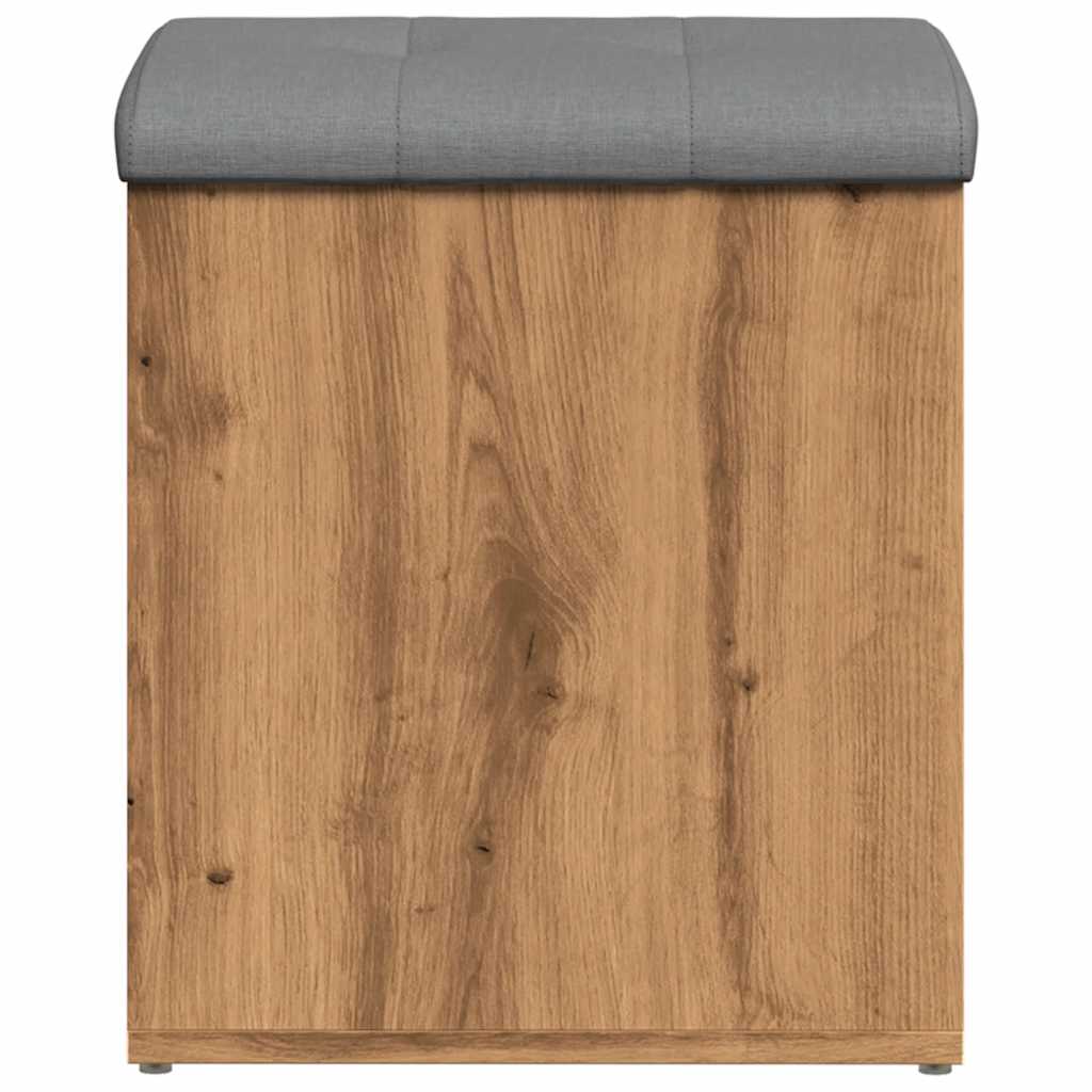 Sitzbank mit Stauraum Artisan-Eiche 42x42x45 cm Holzwerkstoff