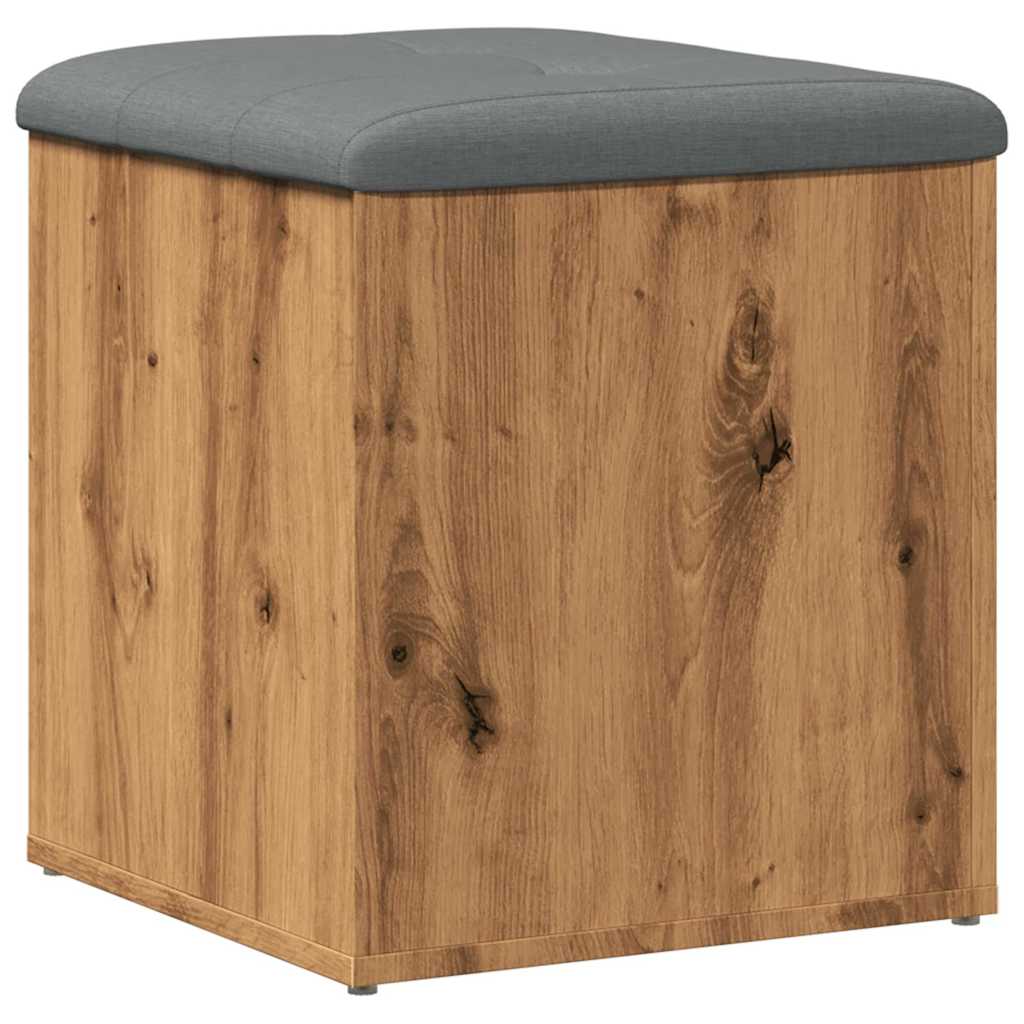 Sitzbank mit Stauraum Artisan-Eiche 42x42x45 cm Holzwerkstoff