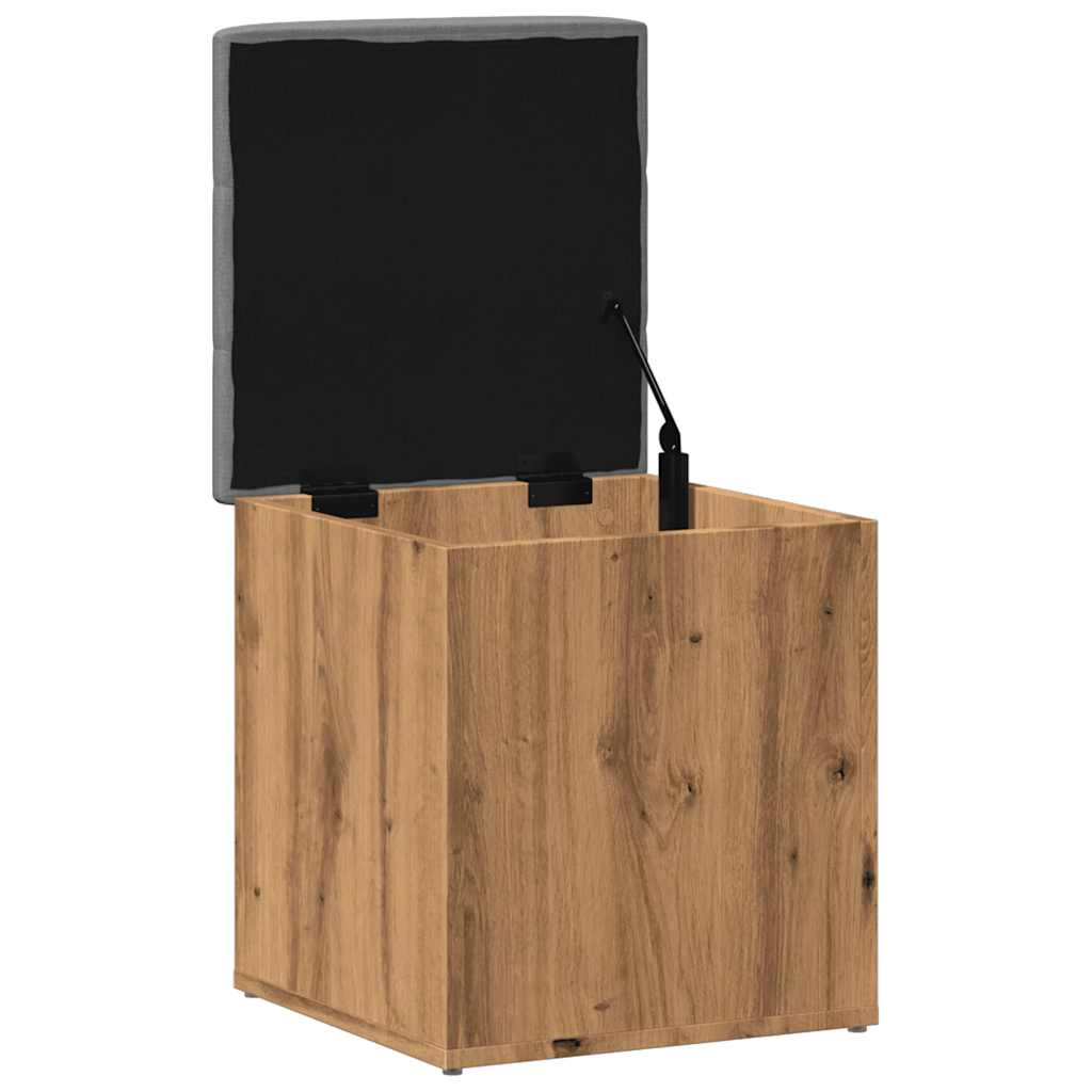 Sitzbank mit Stauraum Artisan-Eiche 42x42x45 cm Holzwerkstoff