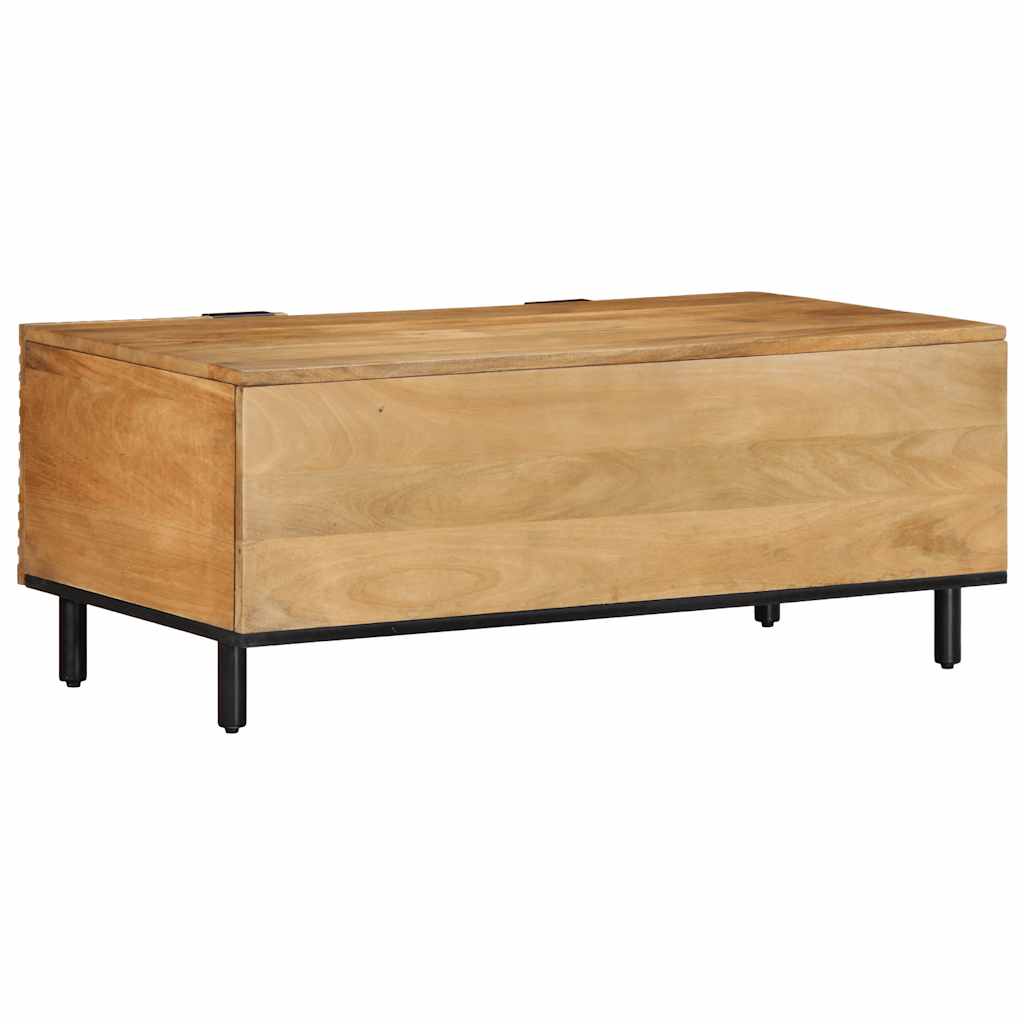 Couchtisch Braun 100x54x40 cm Massivholz Mango