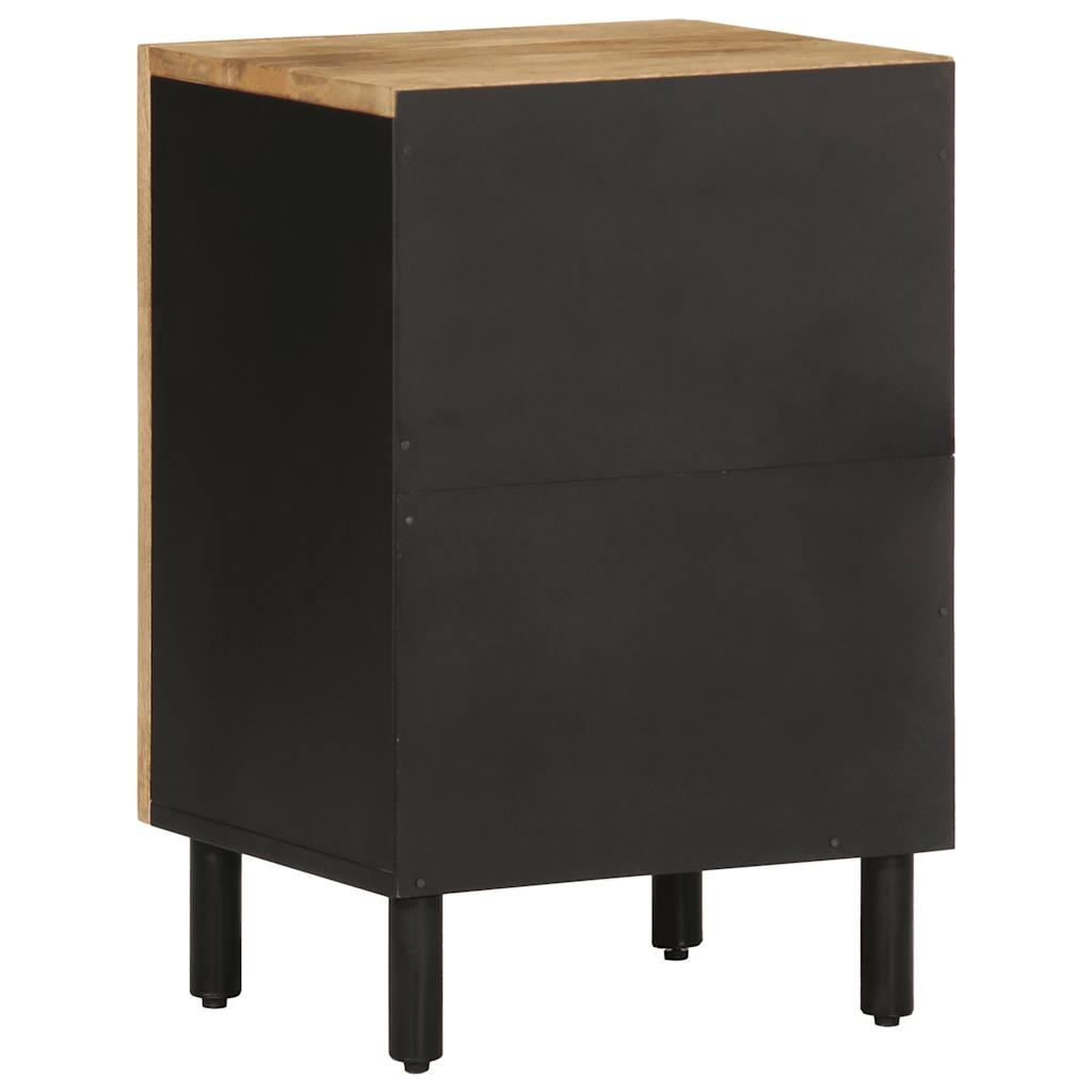 Badschrank 38x33,5x58 cm Massivholz Mango