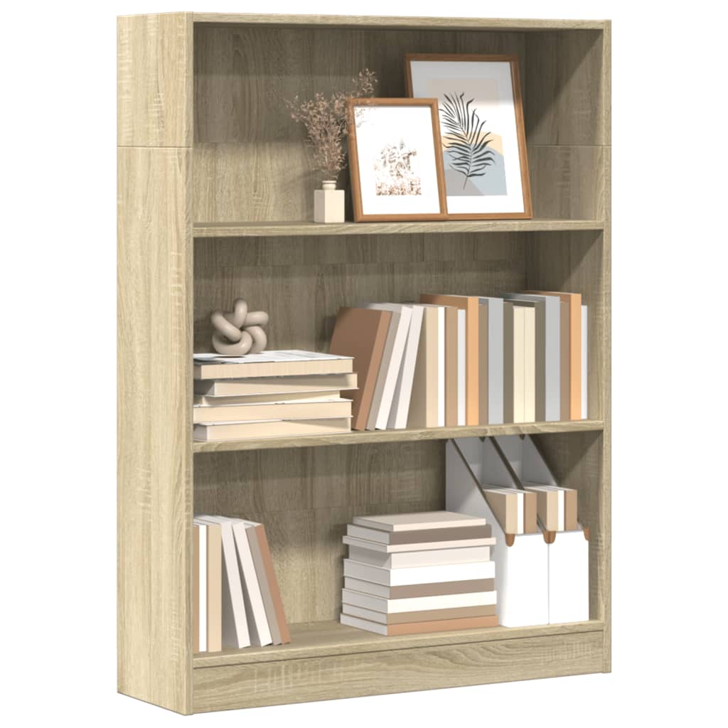 Bücherregal Sonoma-Eiche 80x24x109 cm Holzwerkstoff