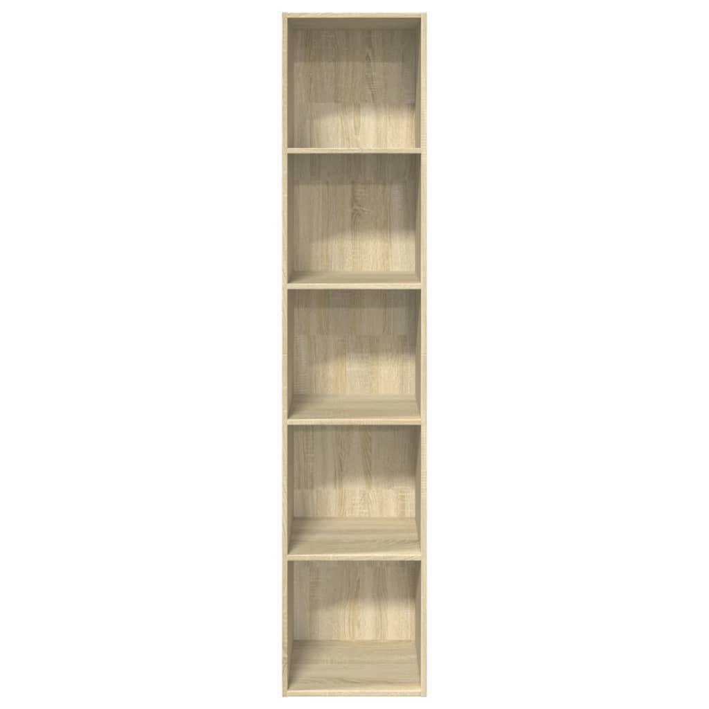 Bücherregal Sonoma-Eiche 40x30x189 cm Holzwerkstoff