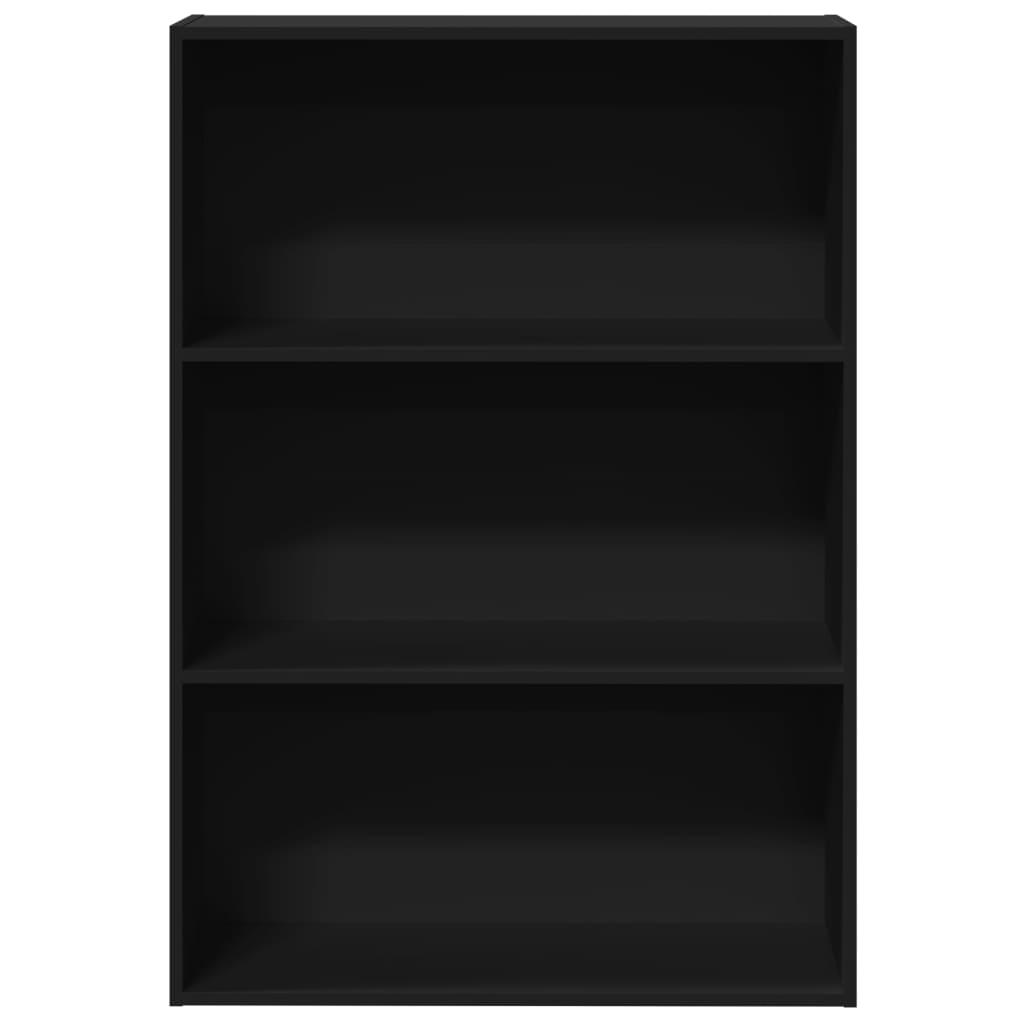 Bücherregal Schwarz 80x30x114 cm Holzwerkstoff