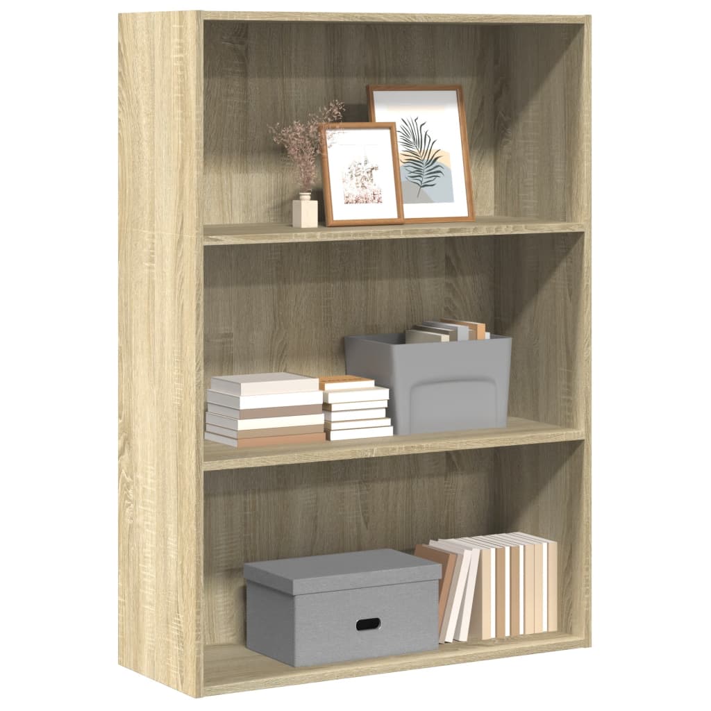 Bücherregal Sonoma-Eiche 80x30x114 cm Holzwerkstoff