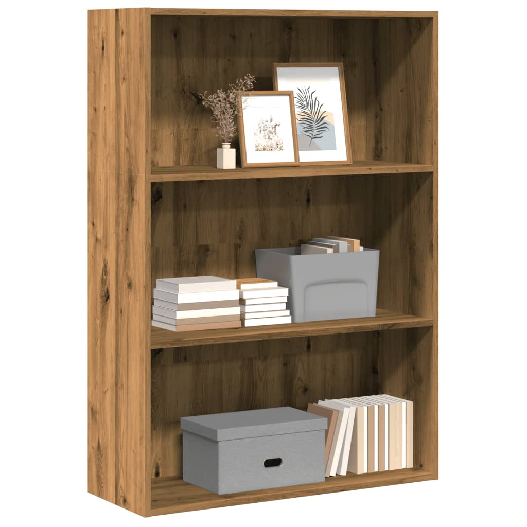 Bücherregal Artisan-Eiche 80x30x114 cm Holzwerkstoff