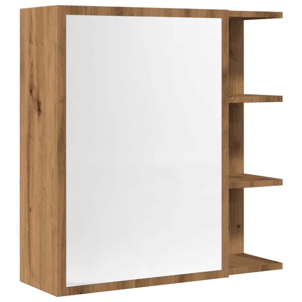 Spiegelschrank Artisan-Eiche 62,5x20,5x64 cm Holzwerkstoff