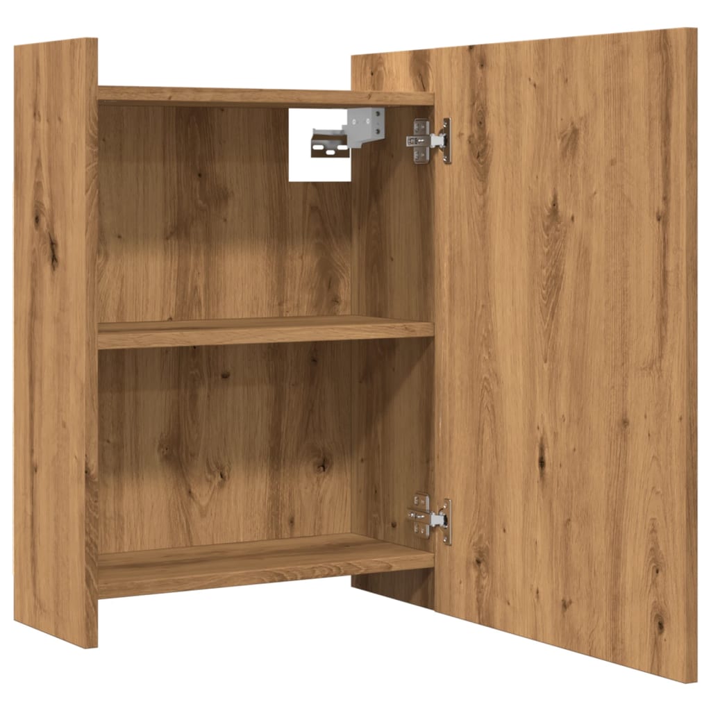 Spiegelschrank Artisan-Eiche 62,5x20,5x64 cm Holzwerkstoff