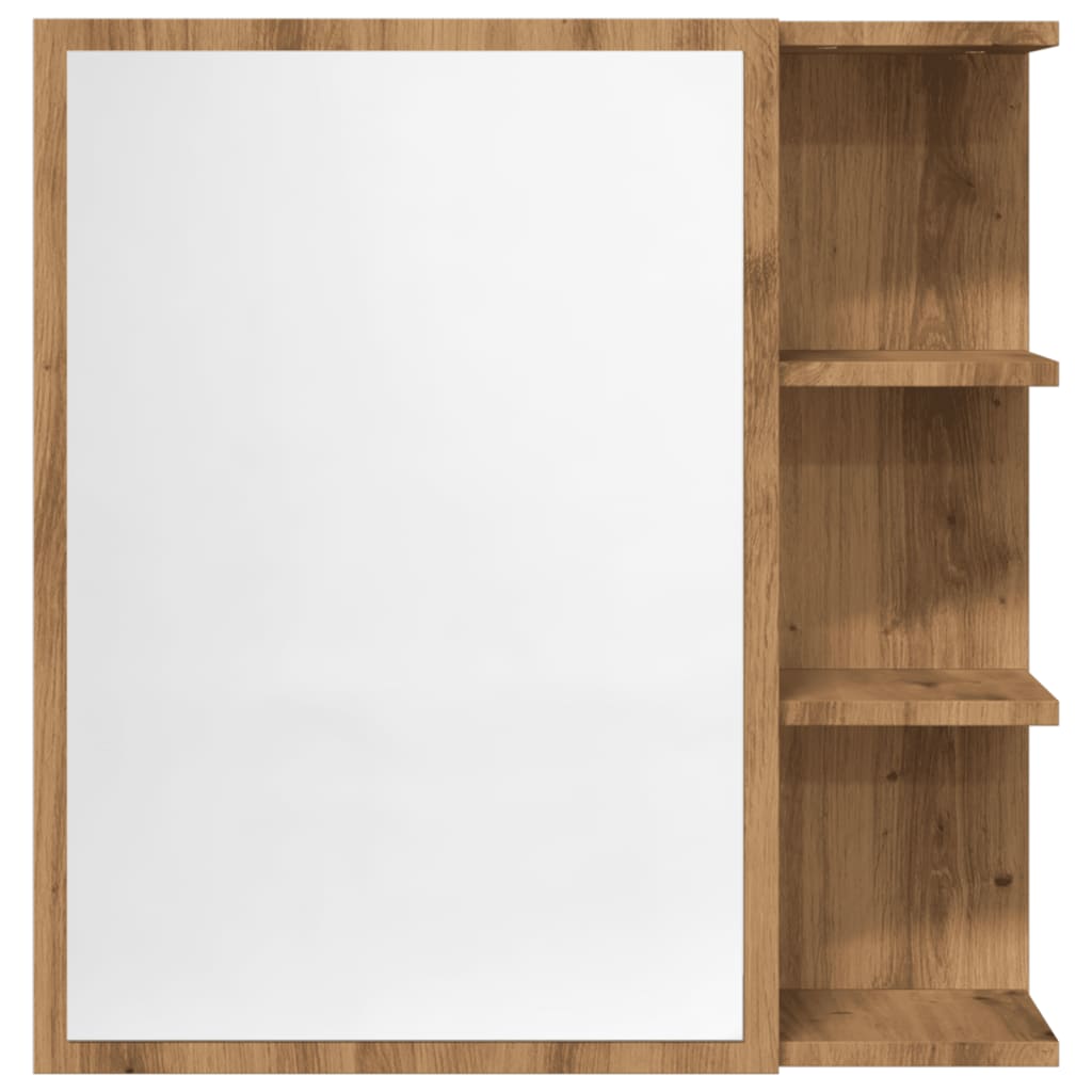 Spiegelschrank Artisan-Eiche 62,5x20,5x64 cm Holzwerkstoff