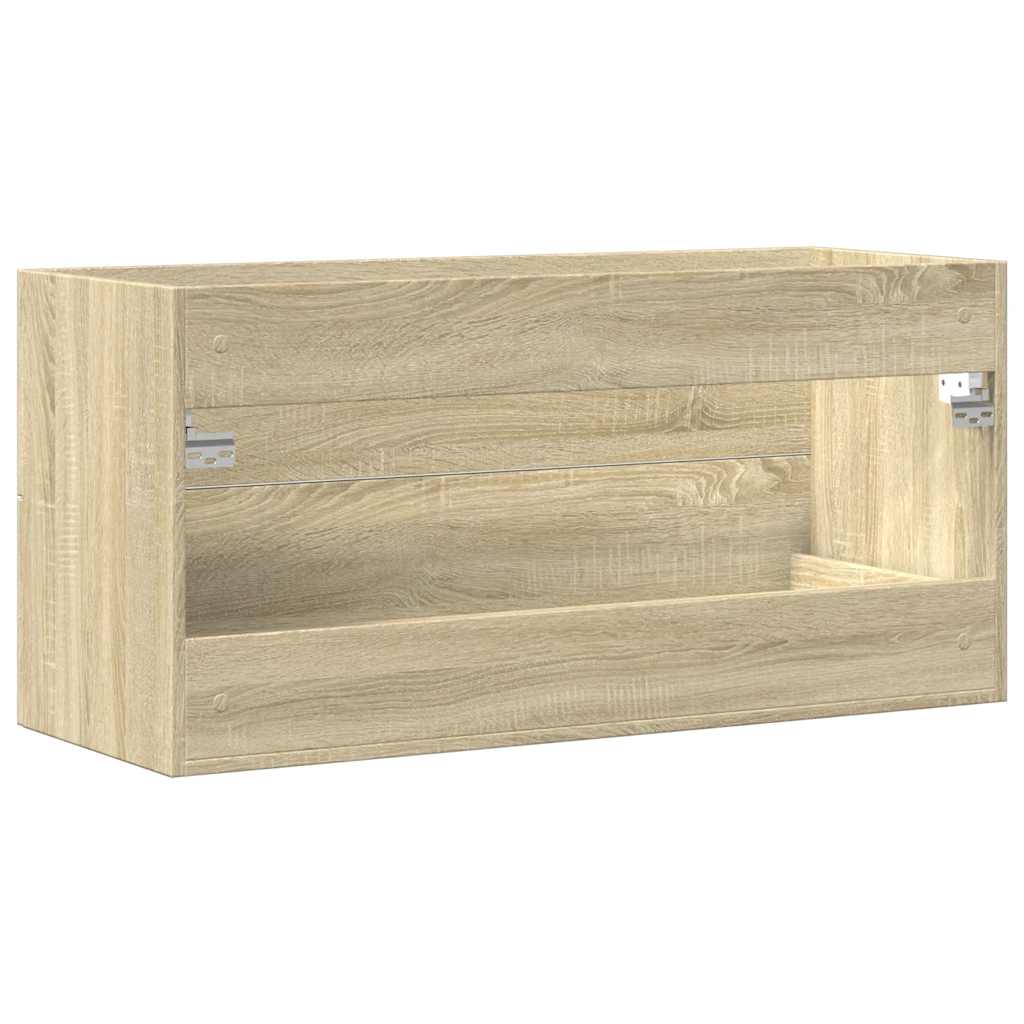 Waschbeckenunterschrank Sonoma-Eiche 100x38,5x48 cm