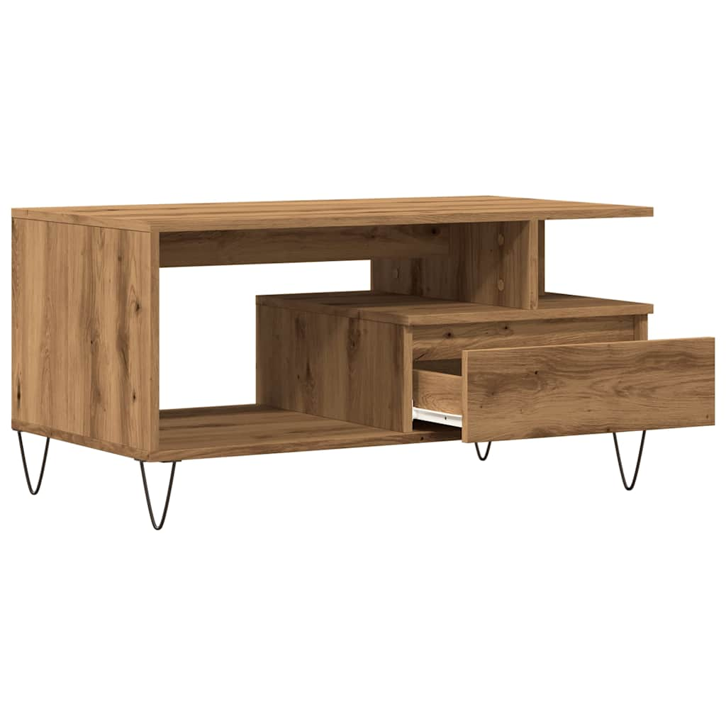 Couchtisch Artisan-Eiche 90x49x45 cm Holzwerkstoff