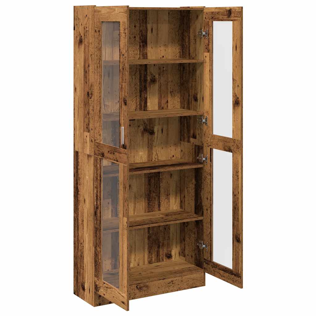 Highboard Altholz-Optik 82,5x30,5x185 cm Holzwerkstoff