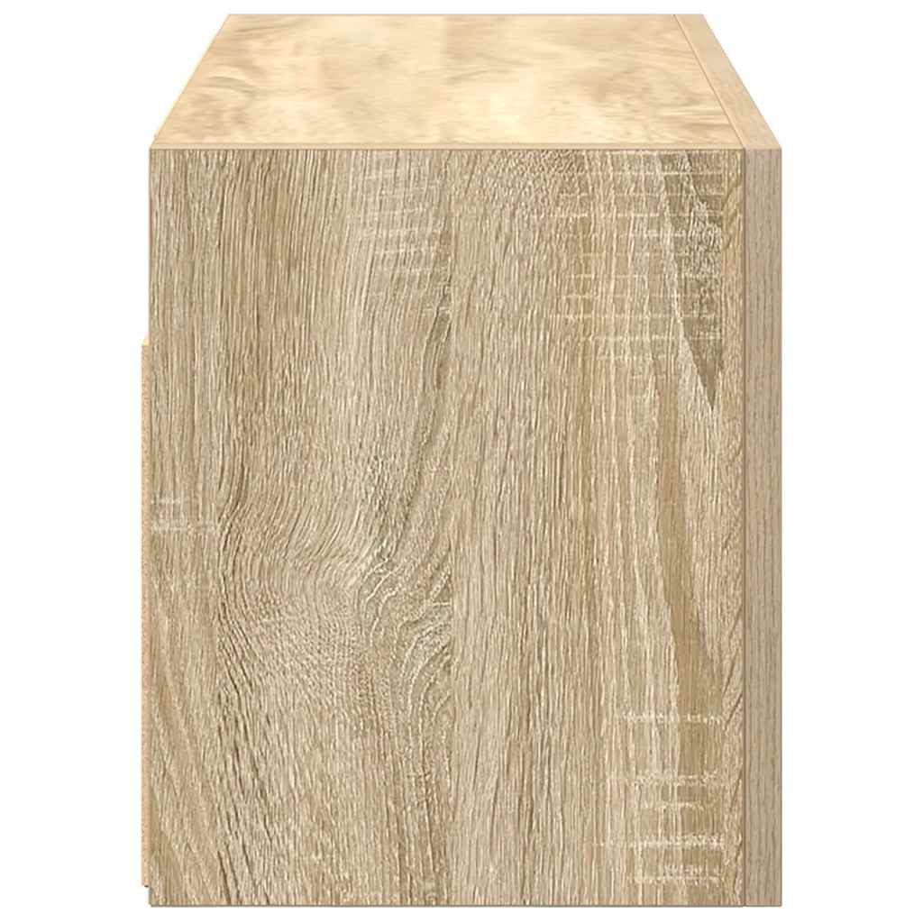 Bad-Wandschrank Sonoma-Eiche 60x25x30 cm Holzwerkstoff