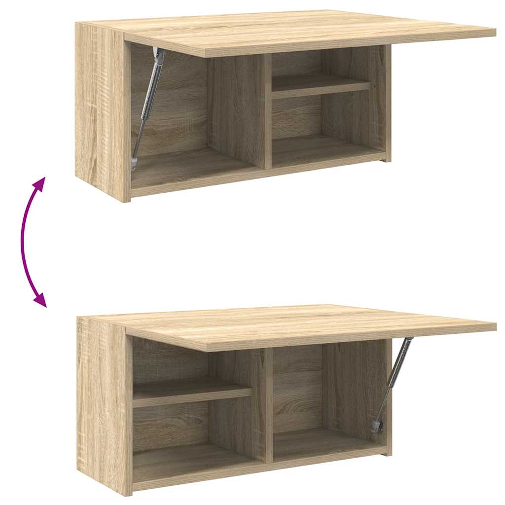 Bad-Wandschrank Sonoma-Eiche 60x25x30 cm Holzwerkstoff