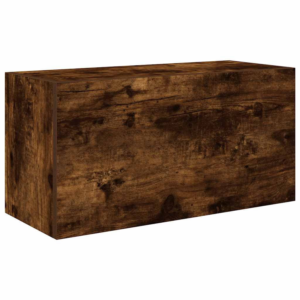 Bad-Wandschrank Räuchereiche 60x25x30 cm Holzwerkstoff