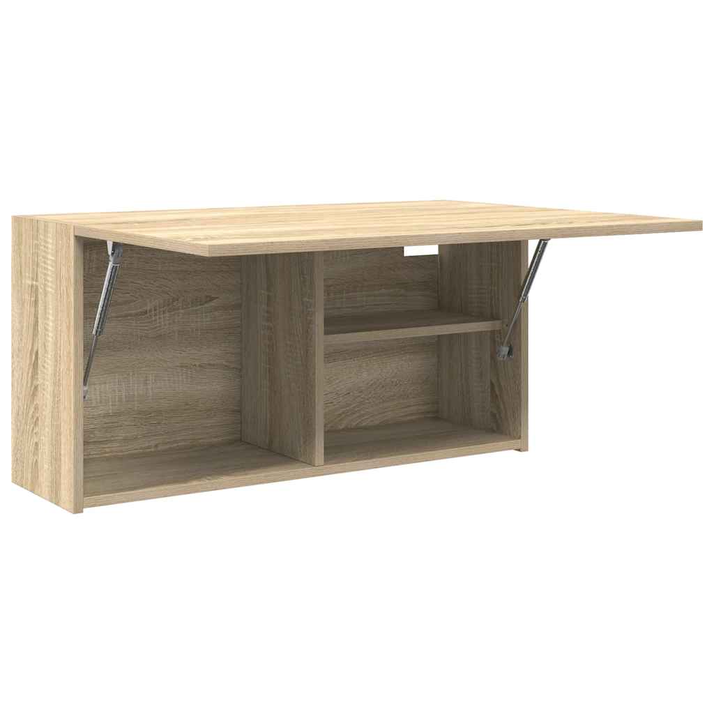 Bad-Wandschrank Sonoma-Eiche 80x25x40 cm Holzwerkstoff