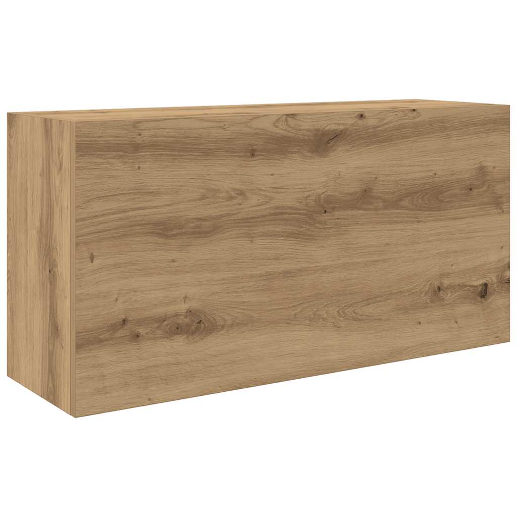 Bad-Wandschrank Artisan-Eiche 80x25x40 cm Holzwerkstoff