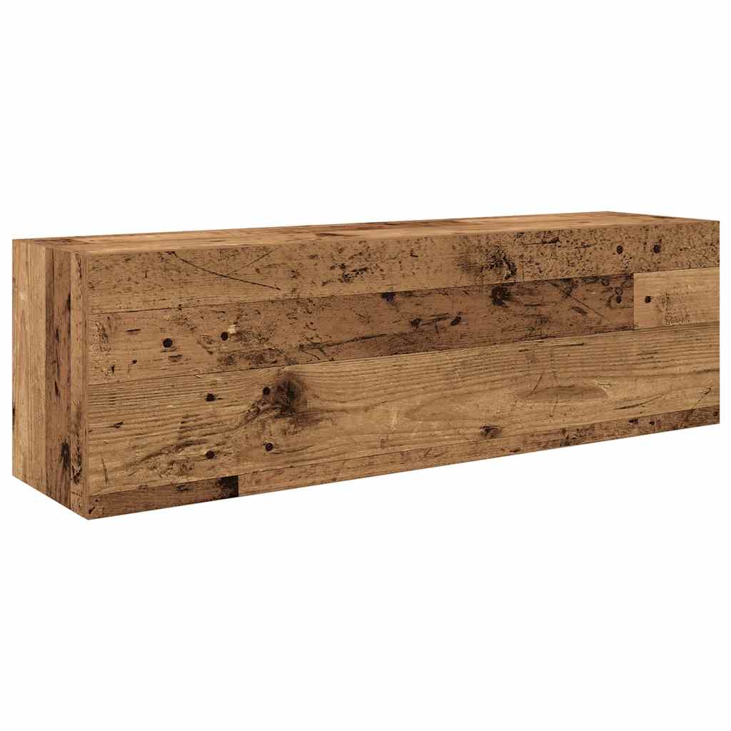 Bad-Wandschrank Altholz-Optik 100x25x30 cm Holzwerkstoff