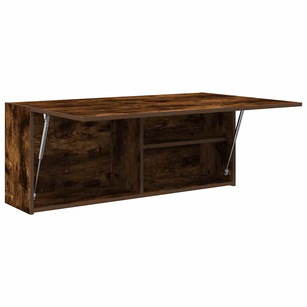 Bad-Wandschrank Räuchereiche 100x25x40 cm Holzwerkstoff