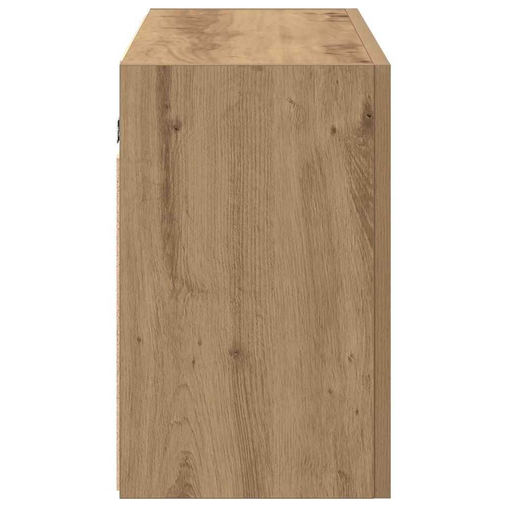 Bad-Wandschrank Artisan-Eiche 100x25x40 cm Holzwerkstoff