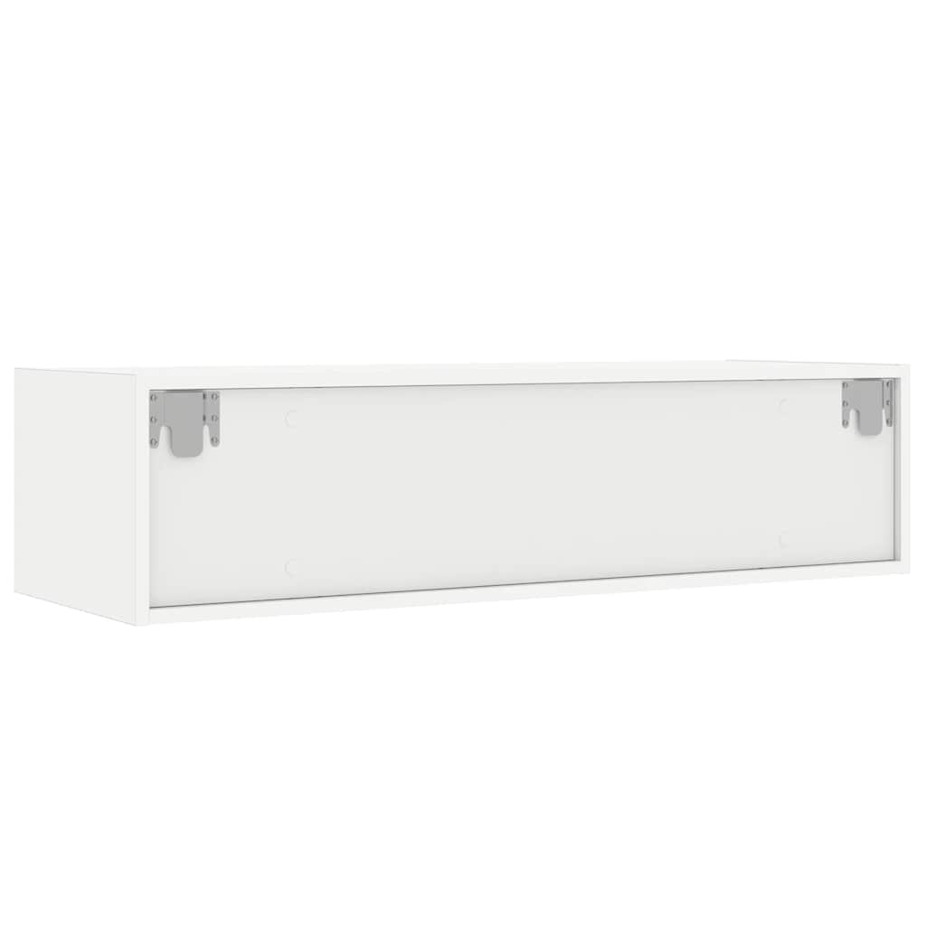 TV-Schrank mit LED-Leuchten Weiß 100x35,5x25 cm