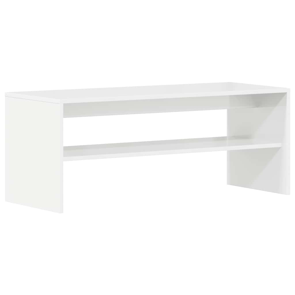 TV-Schrank Hochglanz-Weiß 100x40x40 cm Holzwerkstoff