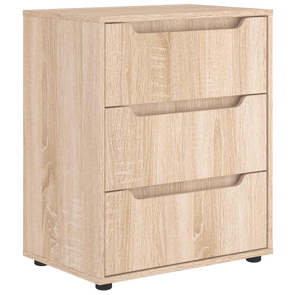 Sideboard VISNES Sonoma-Eiche 60x40x73 cm Holzwerkstoff