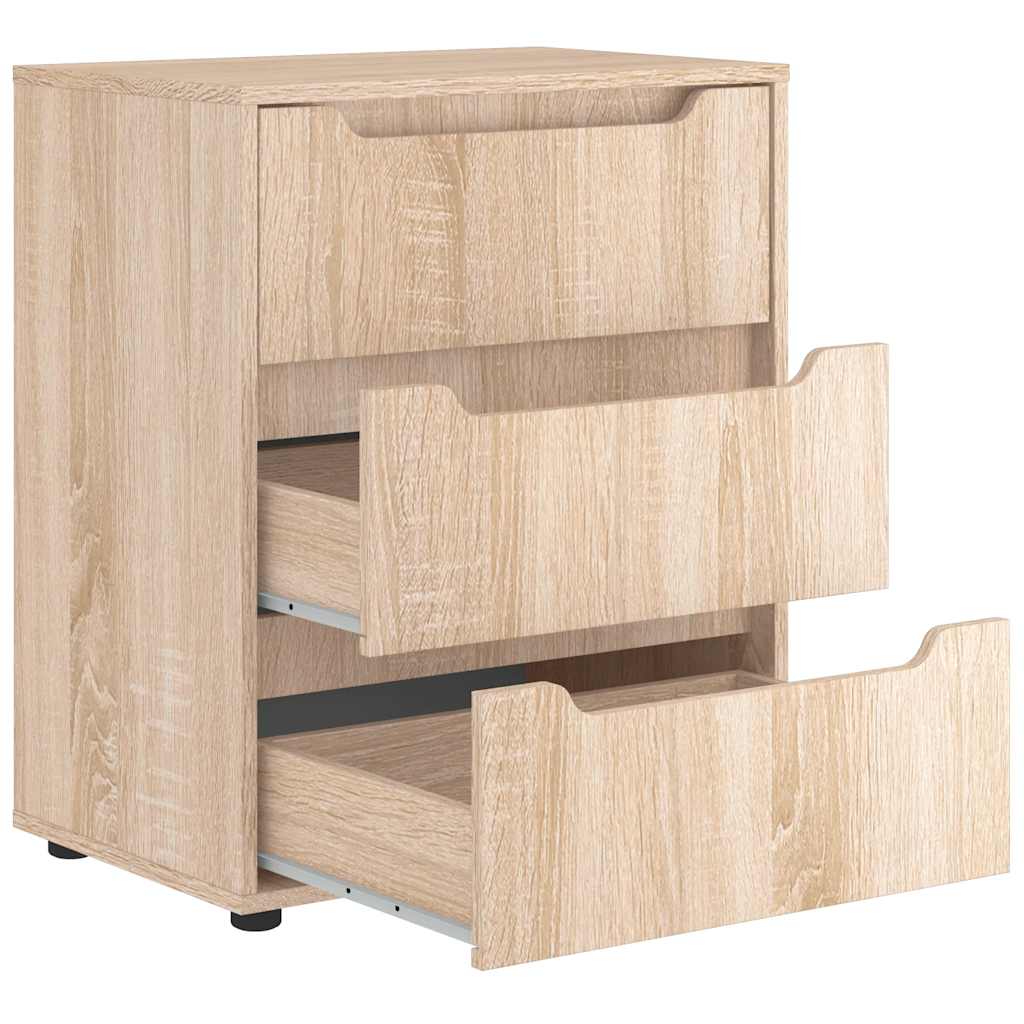 Sideboard VISNES Sonoma-Eiche 60x40x73 cm Holzwerkstoff