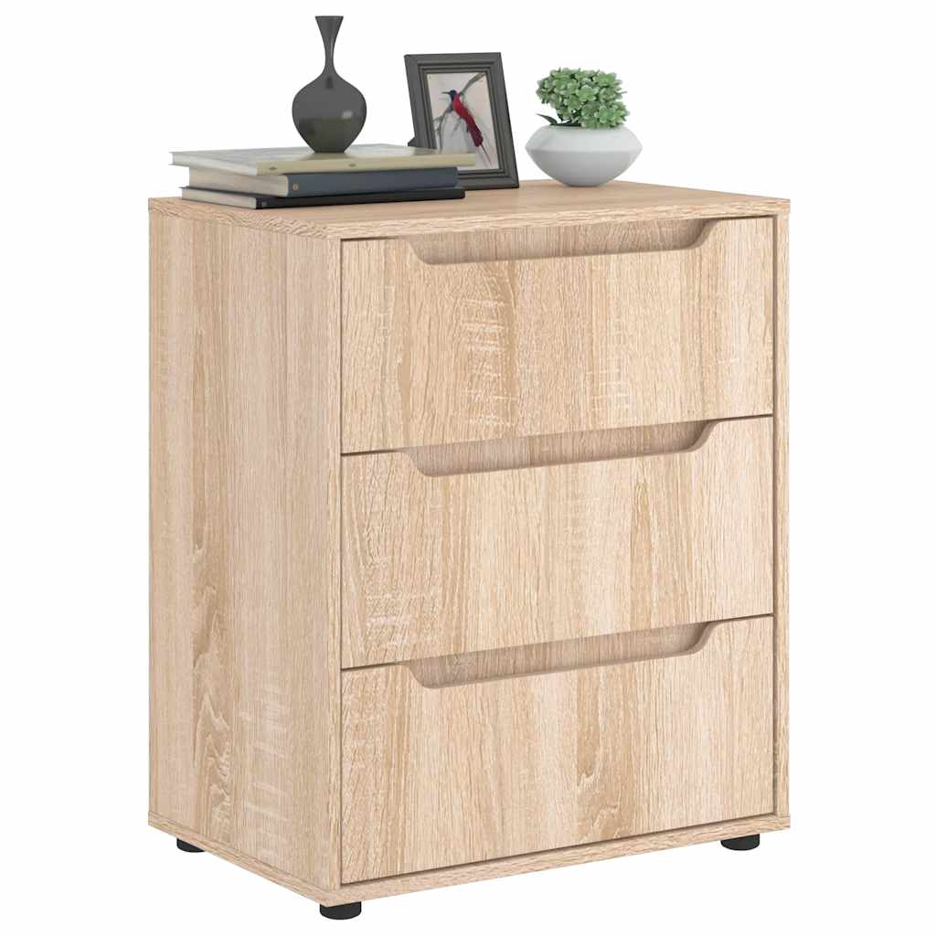 Sideboard VISNES Sonoma-Eiche 60x40x73 cm Holzwerkstoff